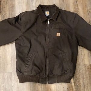 Mens Carhartt Bankston Jacket Dark Brown